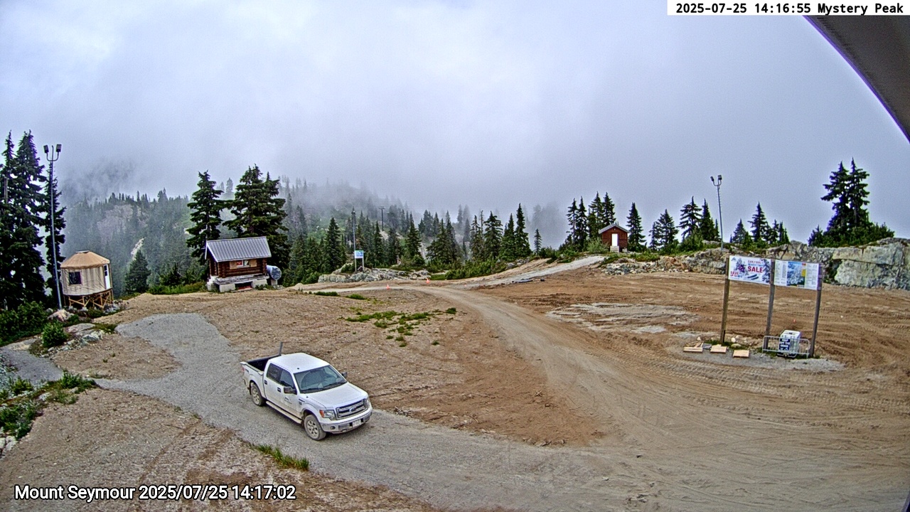 Webcam frame from Mount Seymour on 2025/07/25