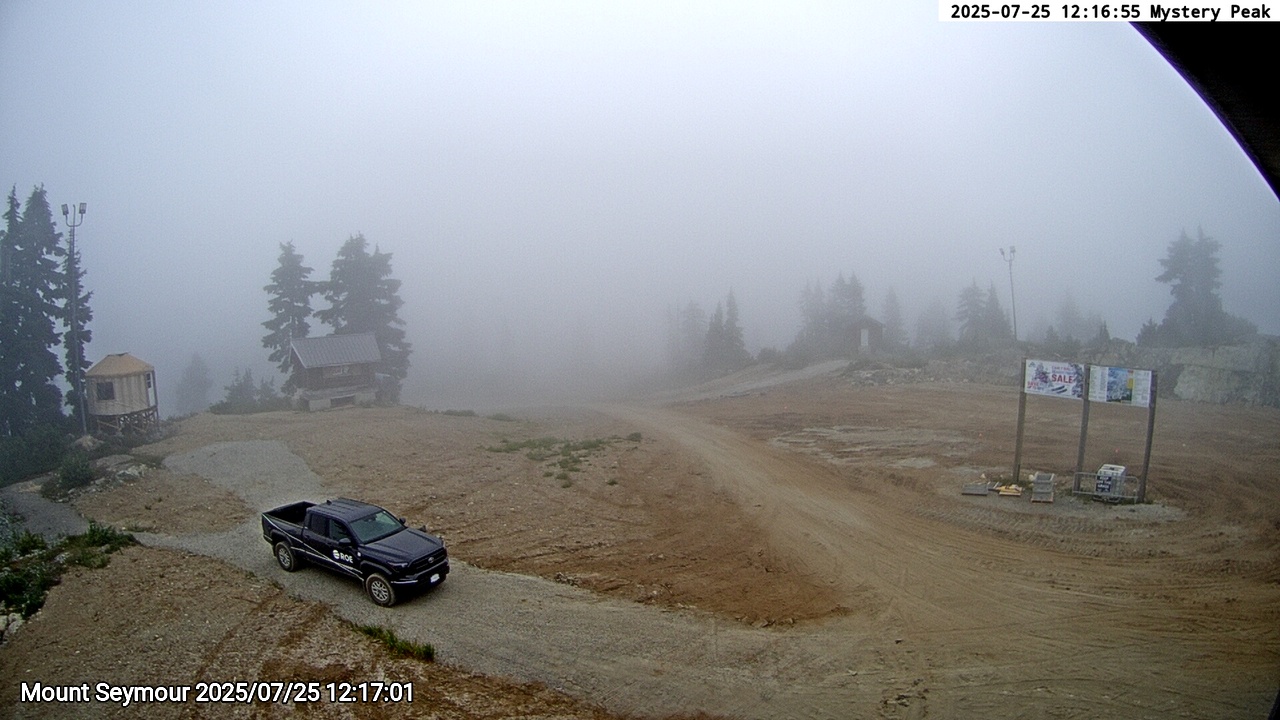 Webcam frame from Mount Seymour at 2025/07/25 12:00