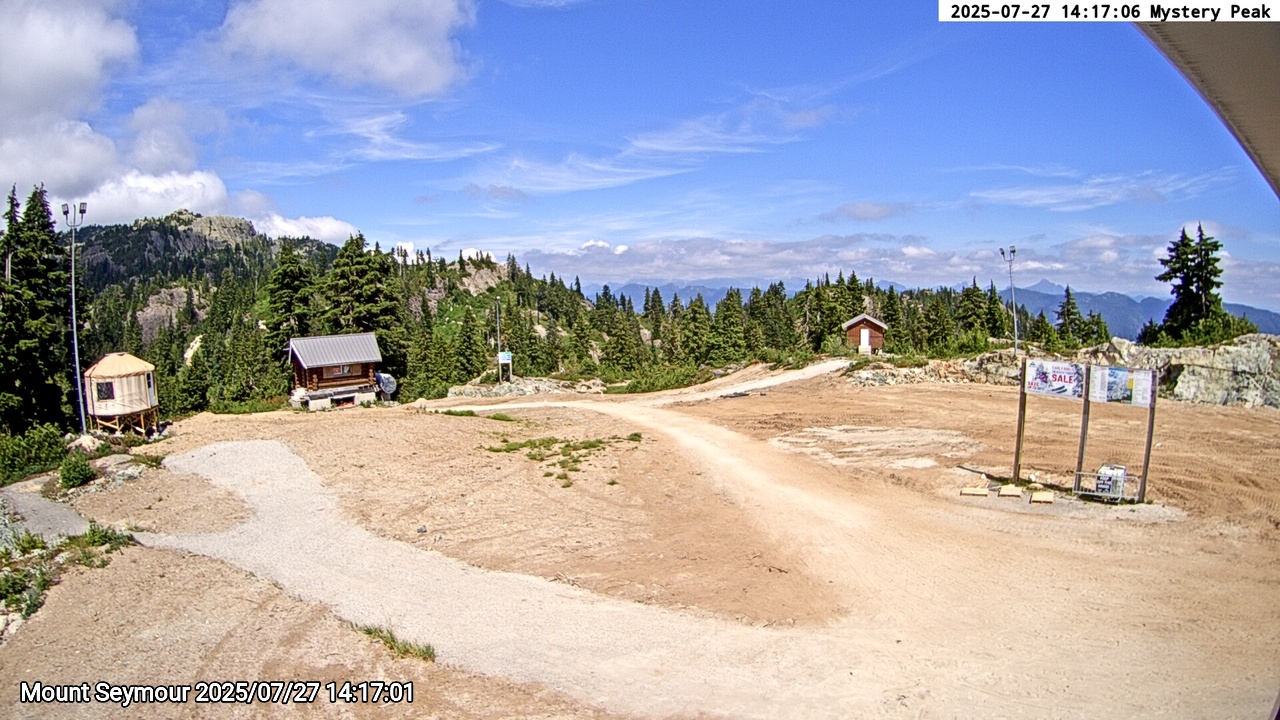 Webcam frame from Mount Seymour on 2025/07/27