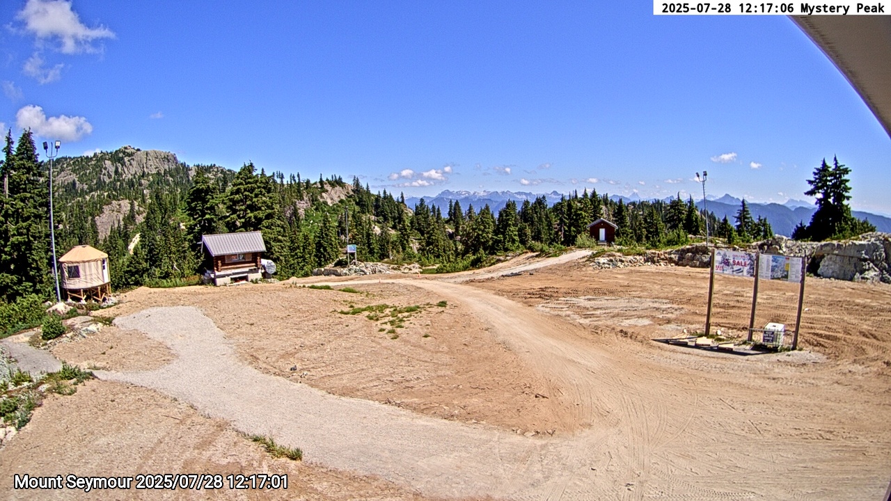 Webcam frame from Mount Seymour at 2025/07/28 12:00