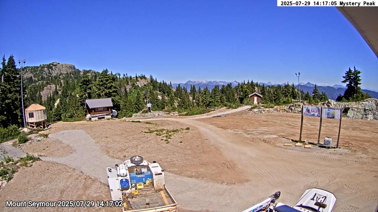 Webcam frame from Mount Seymour on 2025/07/29