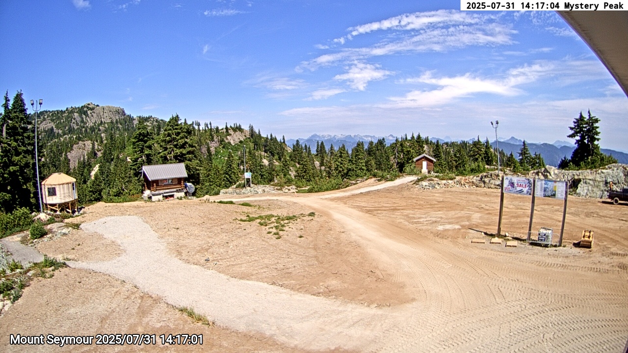 Webcam frame from Mount Seymour on 2025/07/31