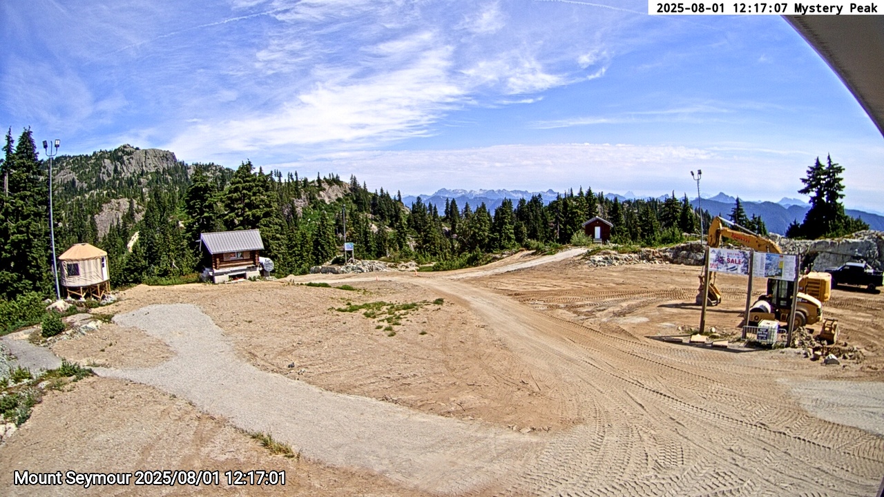 Webcam frame from Mount Seymour at 2025/08/01 12:00