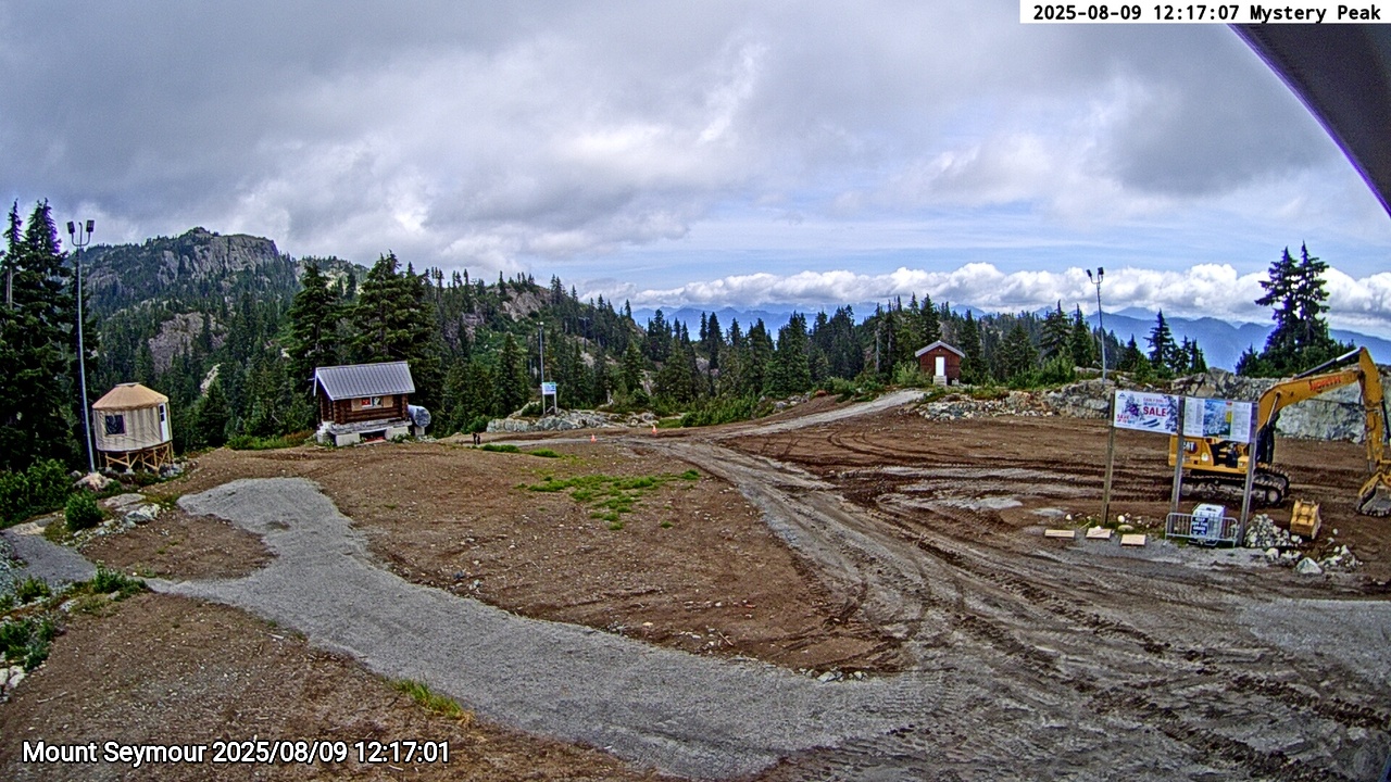 Webcam frame from Mount Seymour at 2025/08/09 12:00