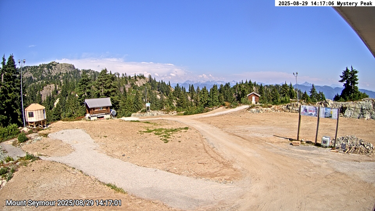 Webcam frame from Mount Seymour on 2025/08/29