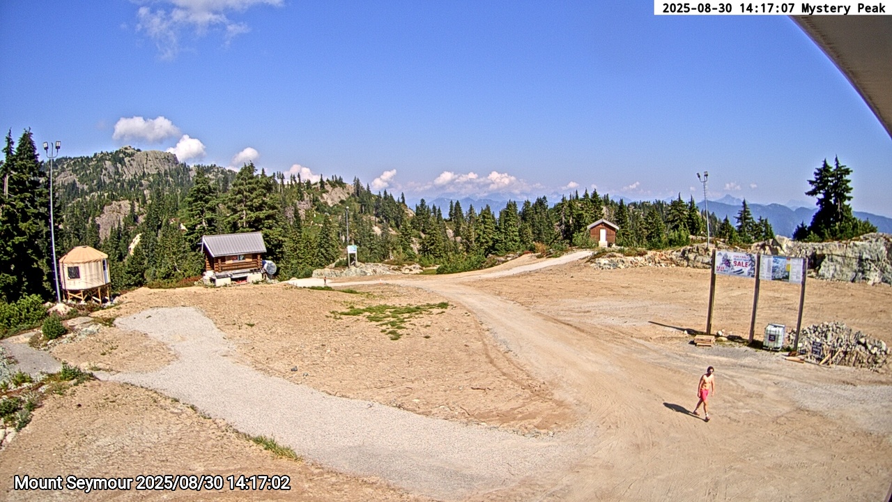 Webcam frame from Mount Seymour on 2025/08/30