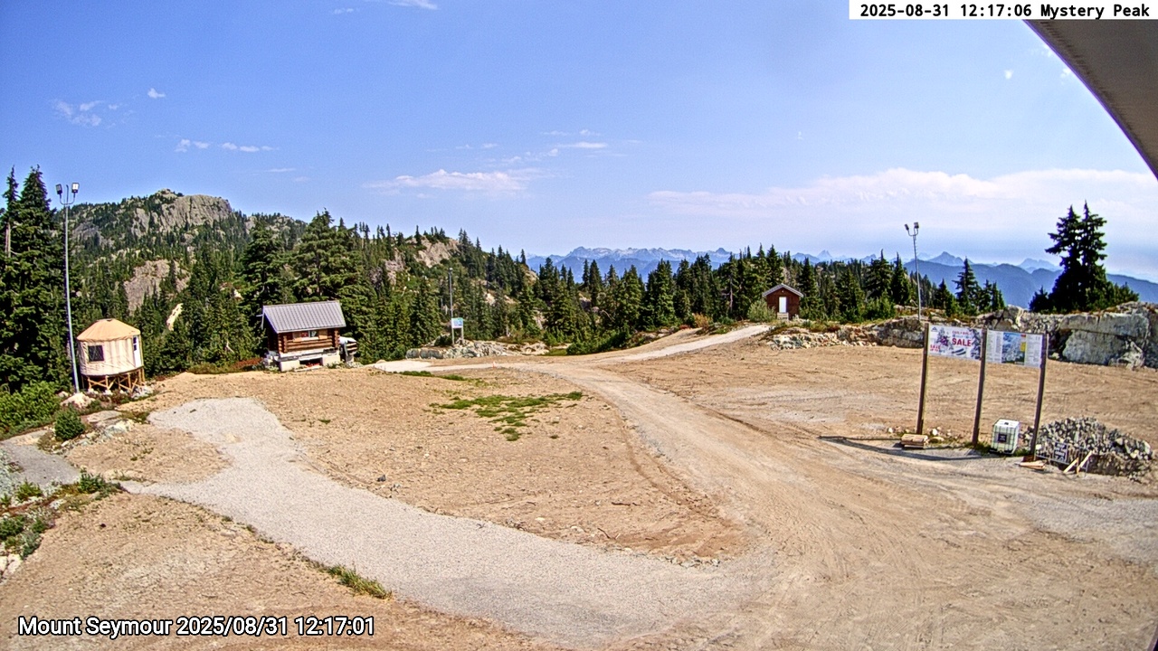 Webcam frame from Mount Seymour at 2025/08/31 12:00