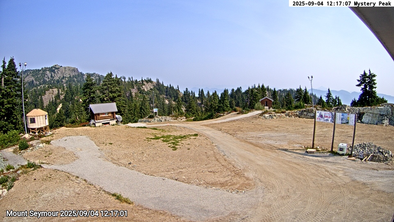Webcam frame from Mount Seymour at 2025/09/04 12:00