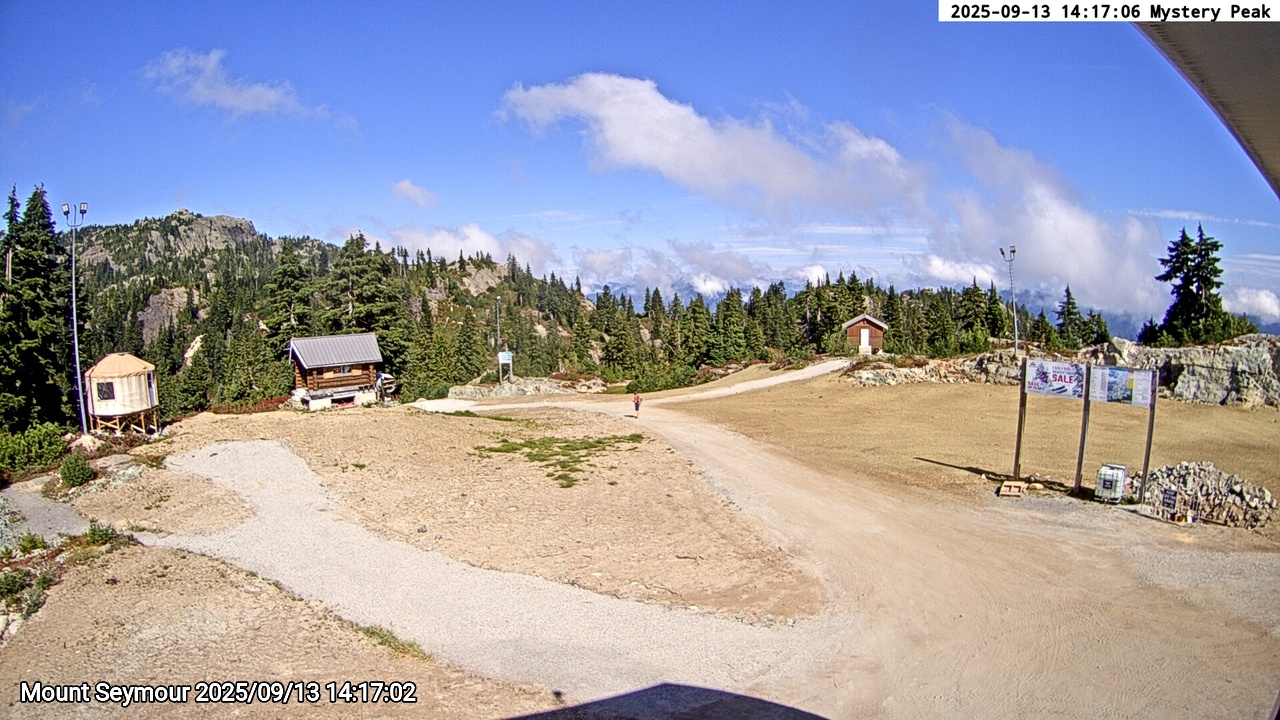 Webcam frame from Mount Seymour on 2025/09/13