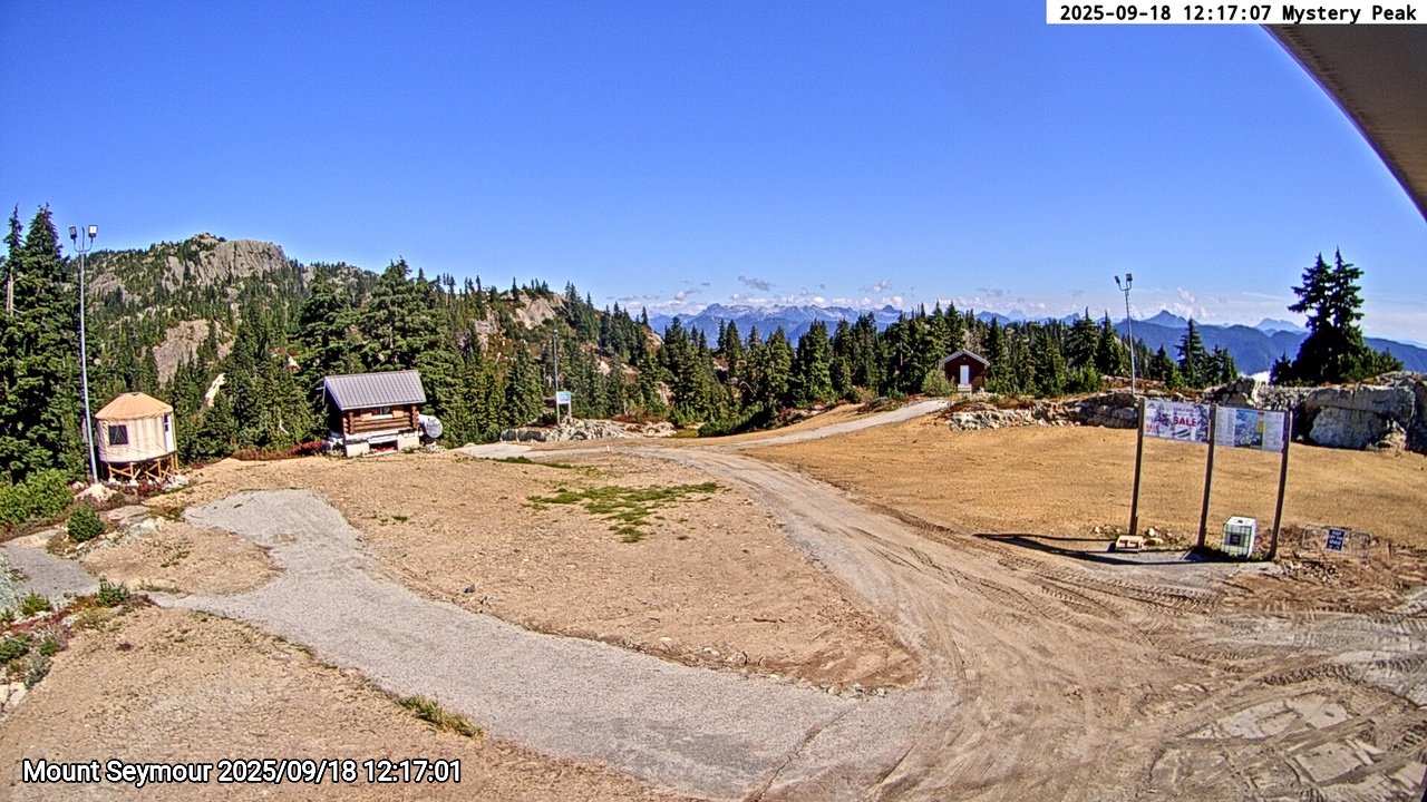 Webcam frame from Mount Seymour at 2025/09/18 12:00
