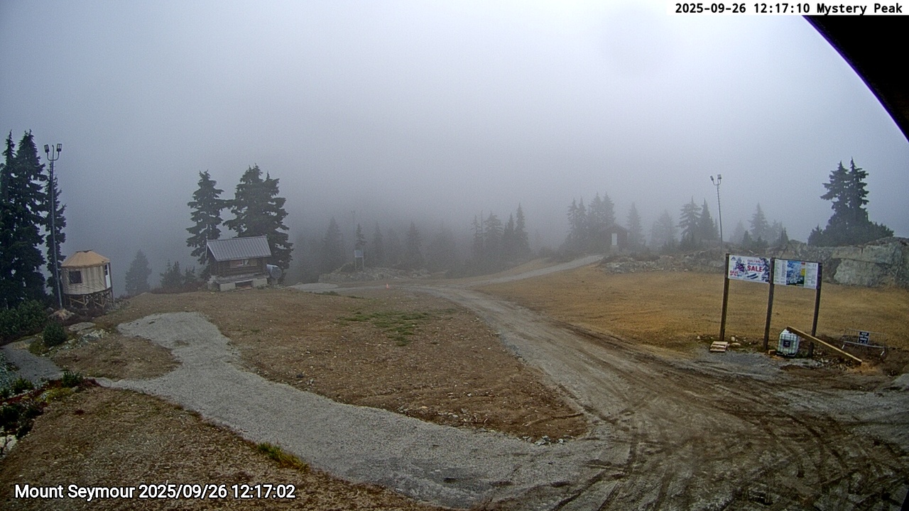 Webcam frame from Mount Seymour at 2025/09/26 12:00