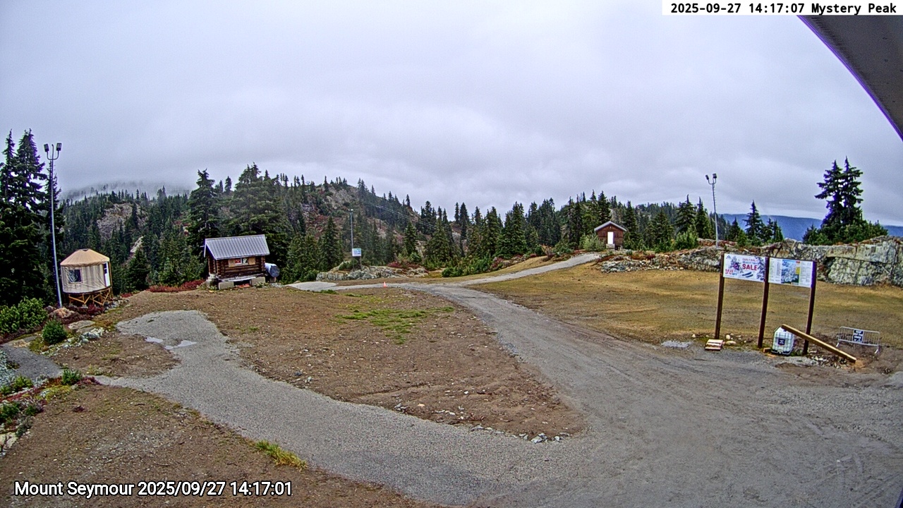 Webcam frame from Mount Seymour on 2025/09/27
