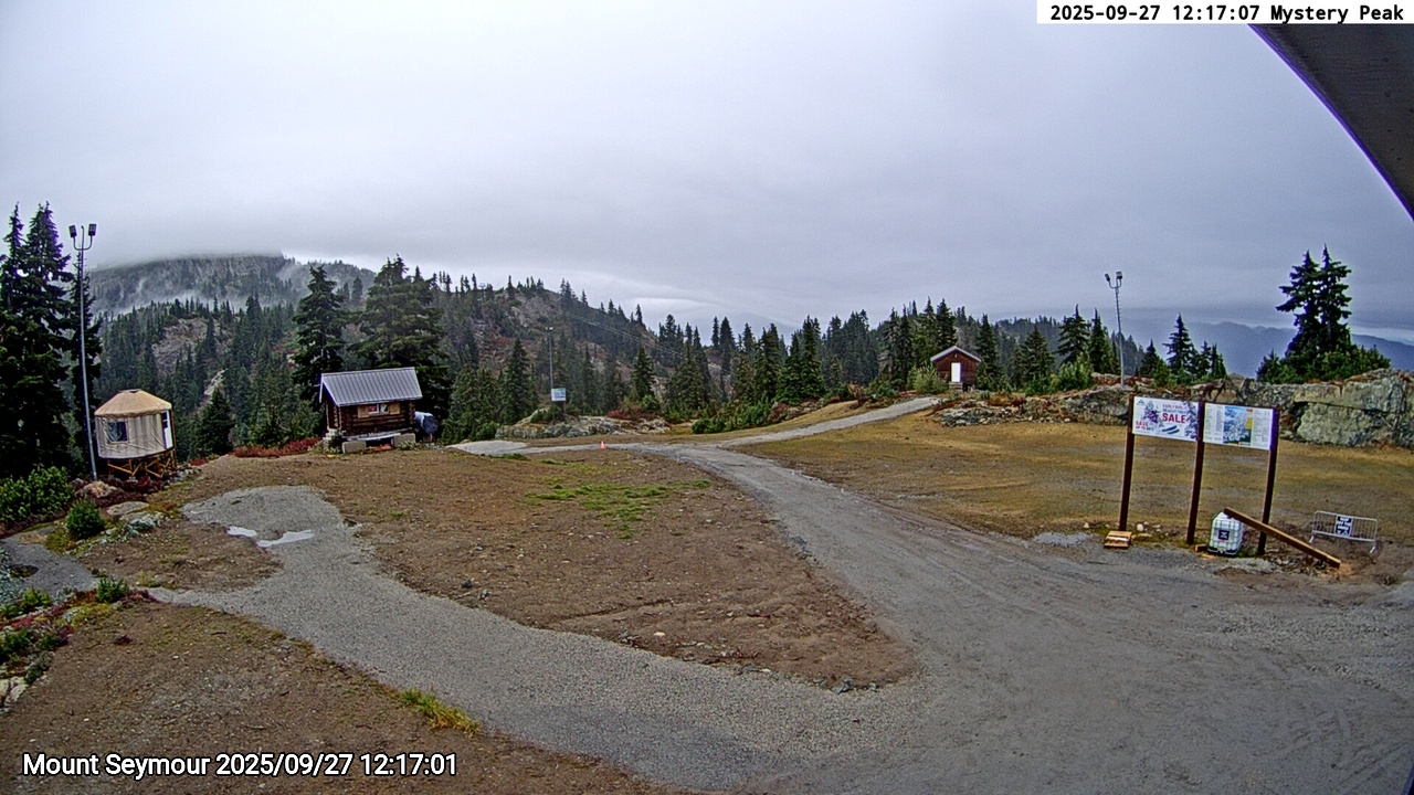 Webcam frame from Mount Seymour at 2025/09/27 12:00