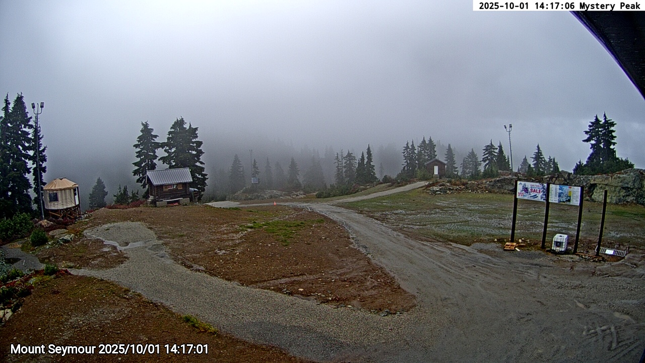 Webcam frame from Mount Seymour on 2025/10/01