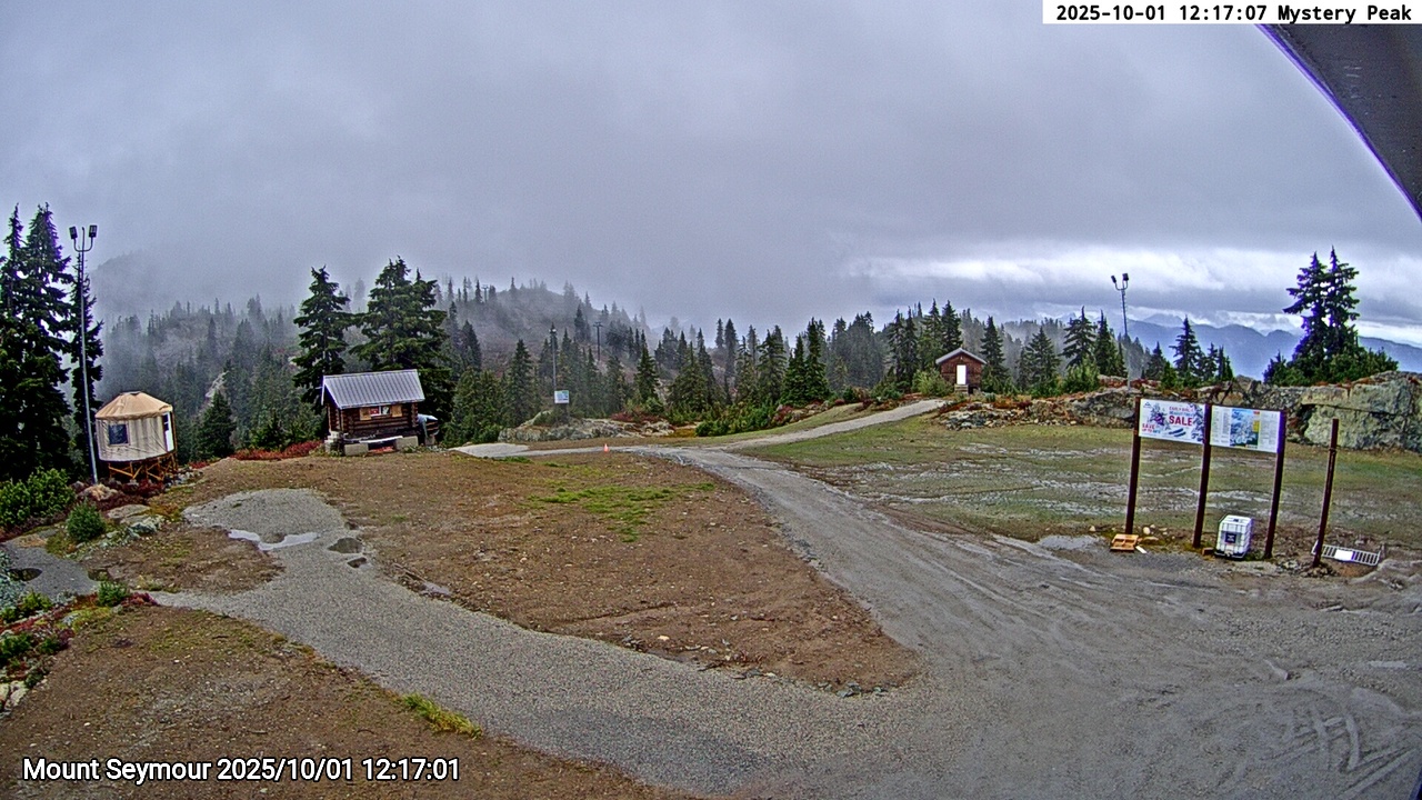 Webcam frame from Mount Seymour at 2025/10/01 12:00