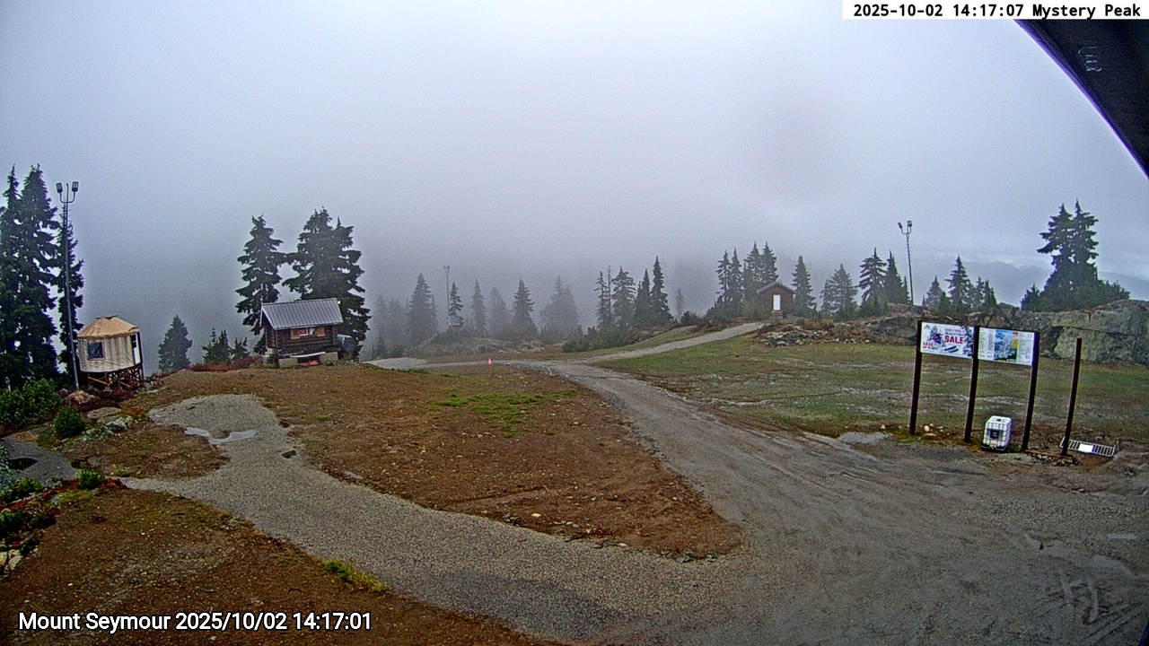 Webcam frame from Mount Seymour on 2025/10/02