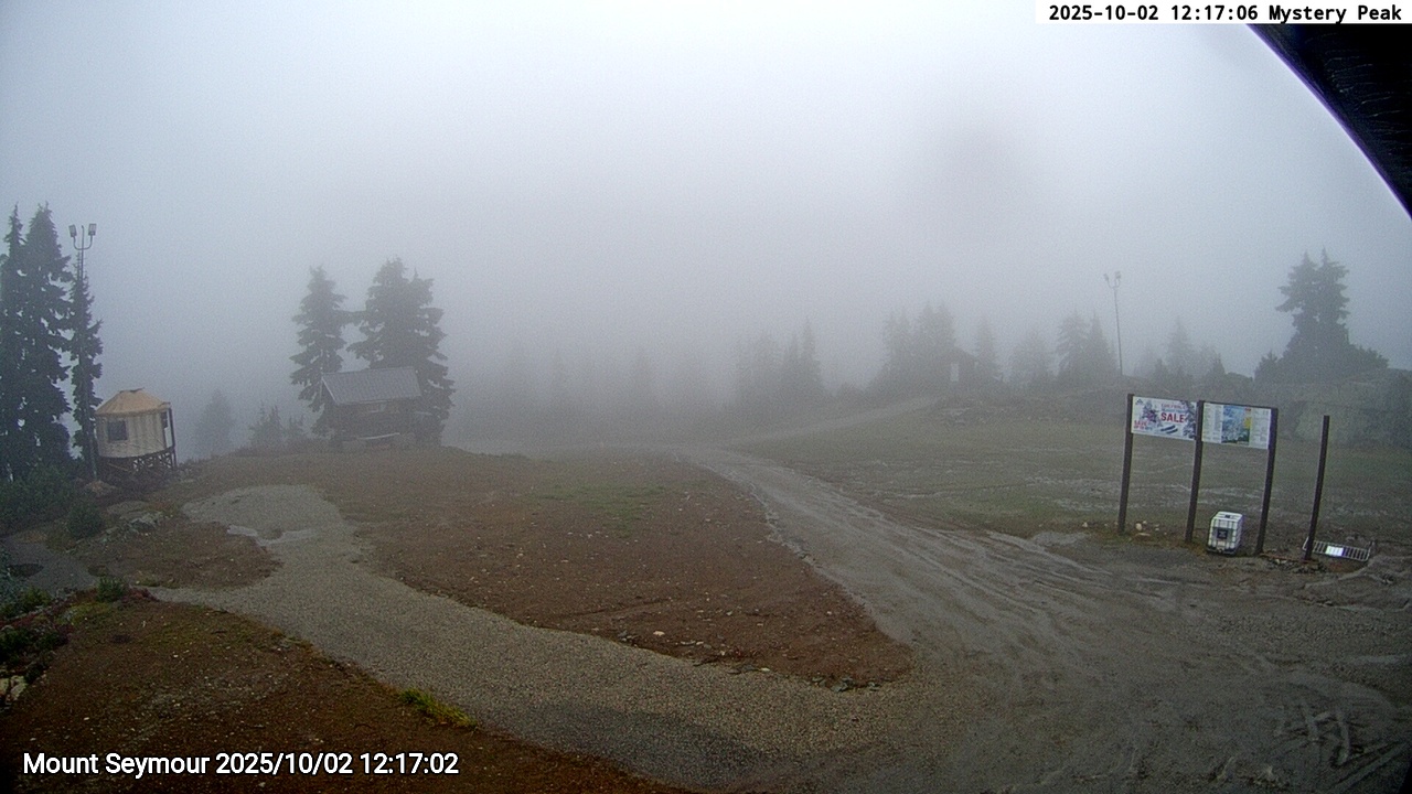 Webcam frame from Mount Seymour at 2025/10/02 12:00