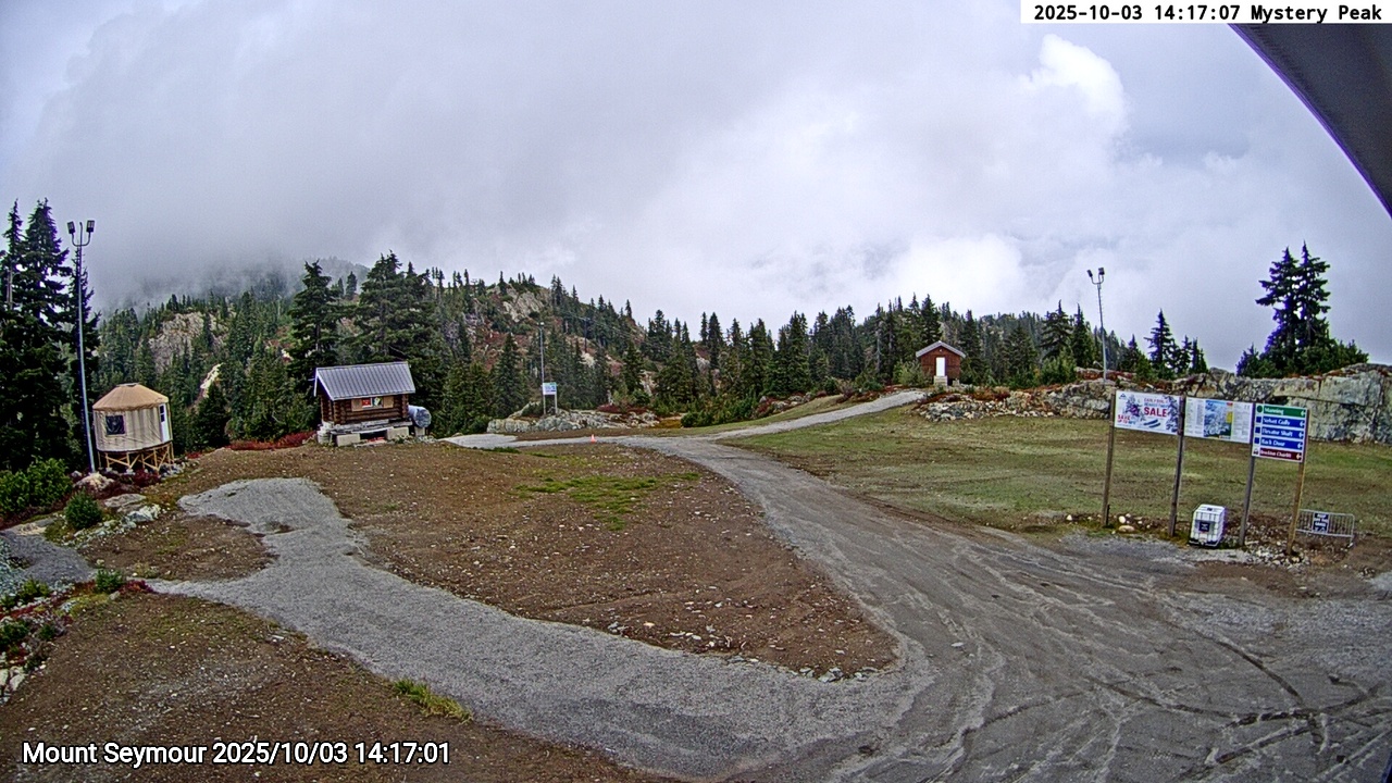 Webcam frame from Mount Seymour on 2025/10/03