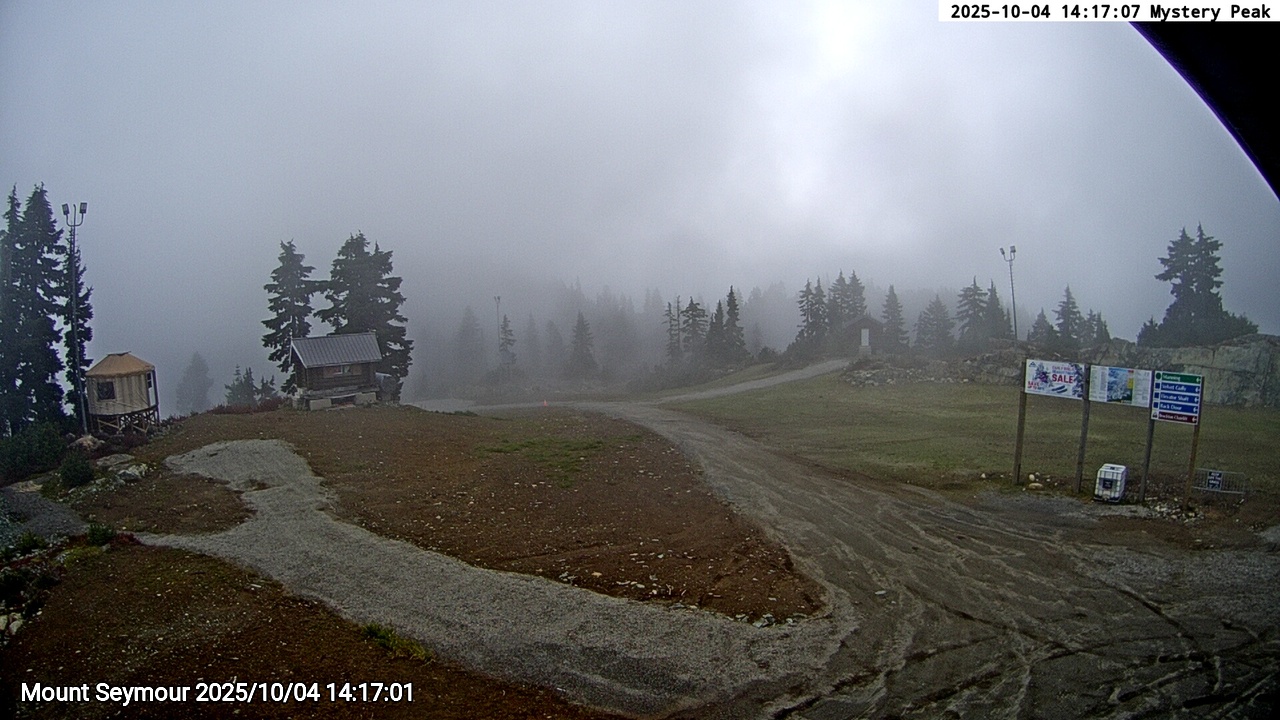 Webcam frame from Mount Seymour on 2025/10/04