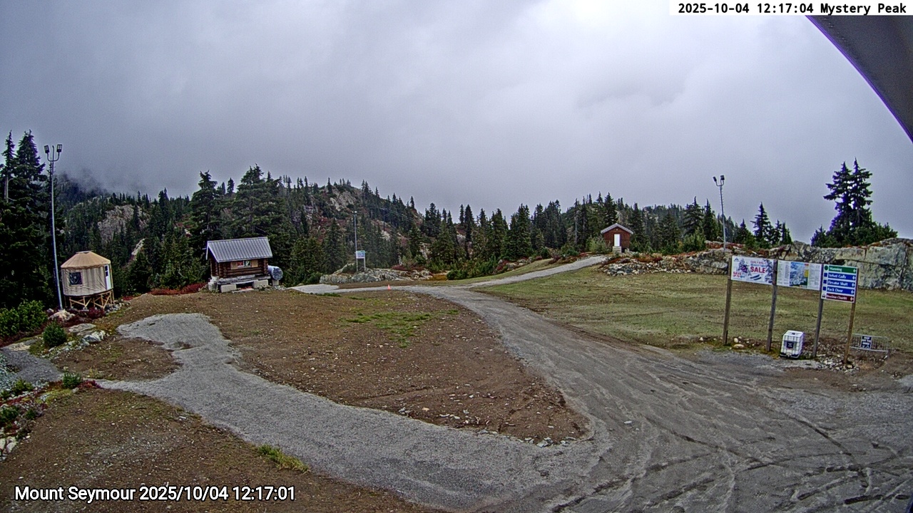 Webcam frame from Mount Seymour at 2025/10/04 12:00