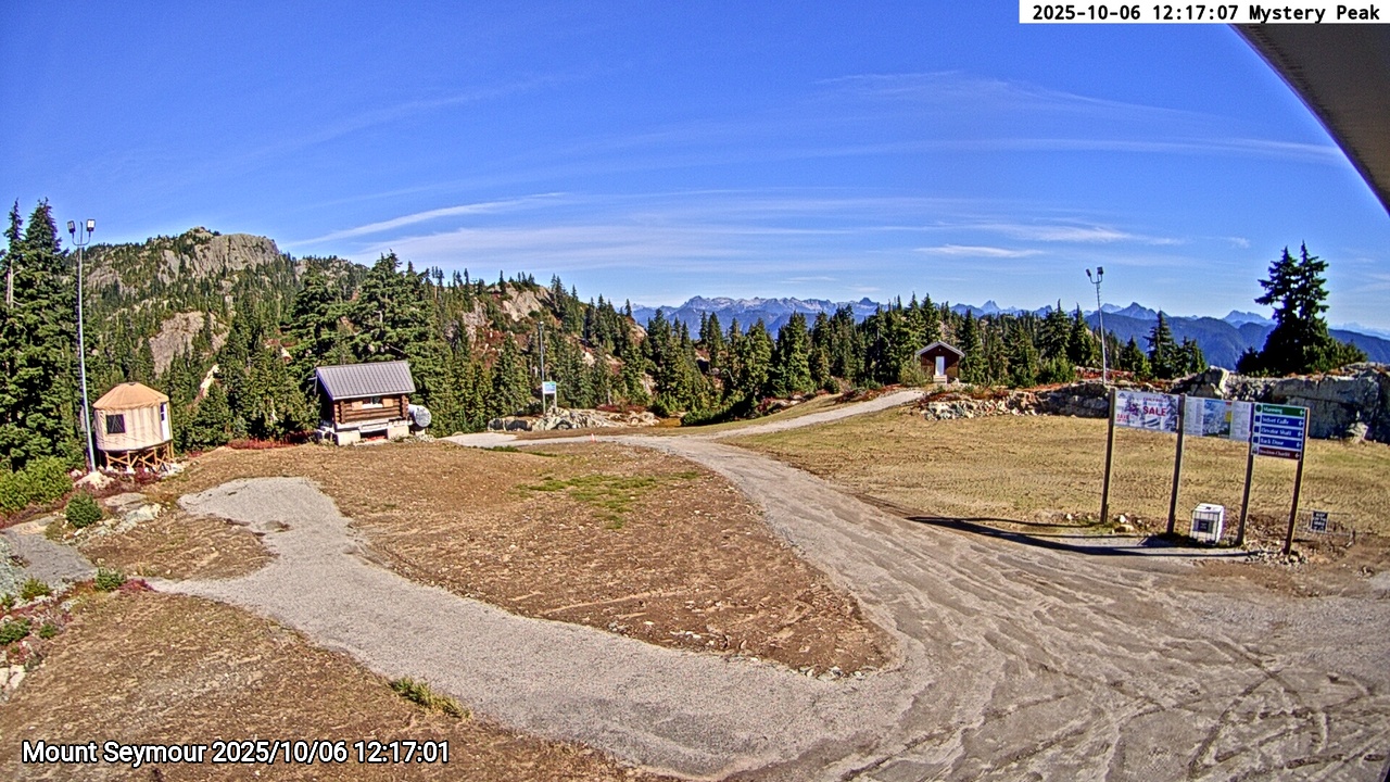 Webcam frame from Mount Seymour at 2025/10/06 12:00