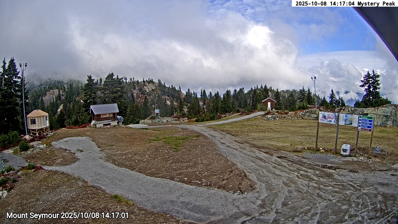 Webcam frame from Mount Seymour on 2025/10/08