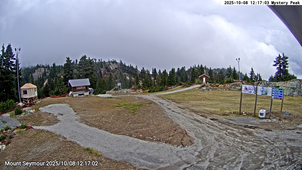 Webcam frame from Mount Seymour at 2025/10/08 12:00