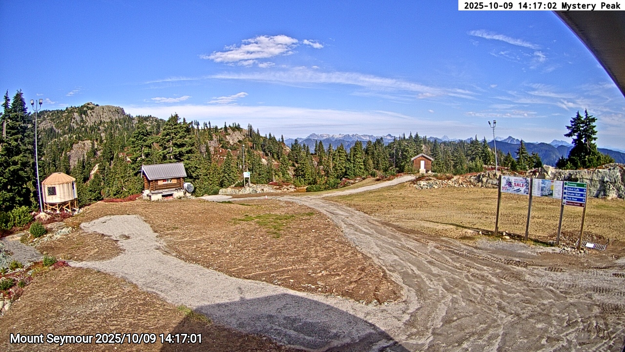 Webcam frame from Mount Seymour on 2025/10/09