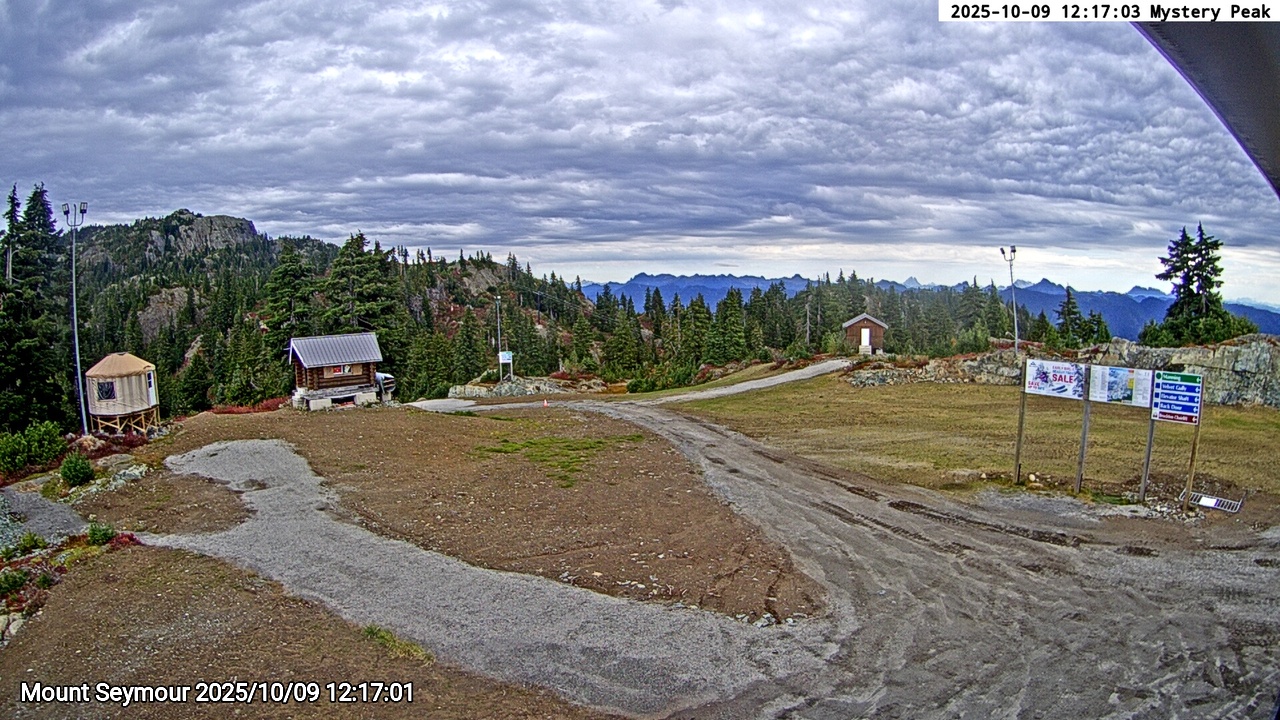 Webcam frame from Mount Seymour at 2025/10/09 12:00