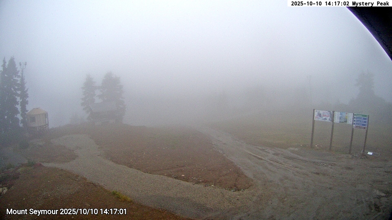 Webcam frame from Mount Seymour on 2025/10/10