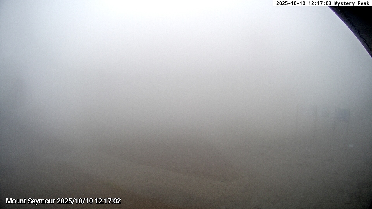 Webcam frame from Mount Seymour at 2025/10/10 12:00