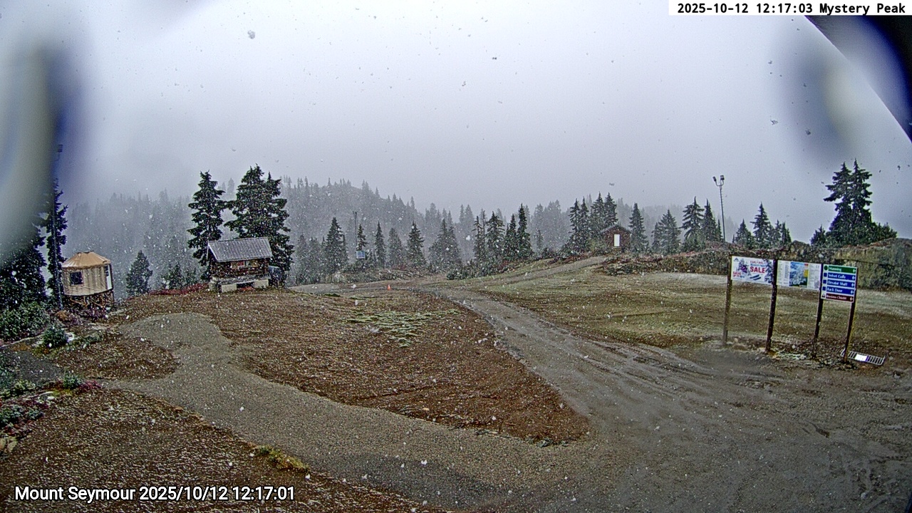 Webcam frame from Mount Seymour at 2025/10/12 12:00