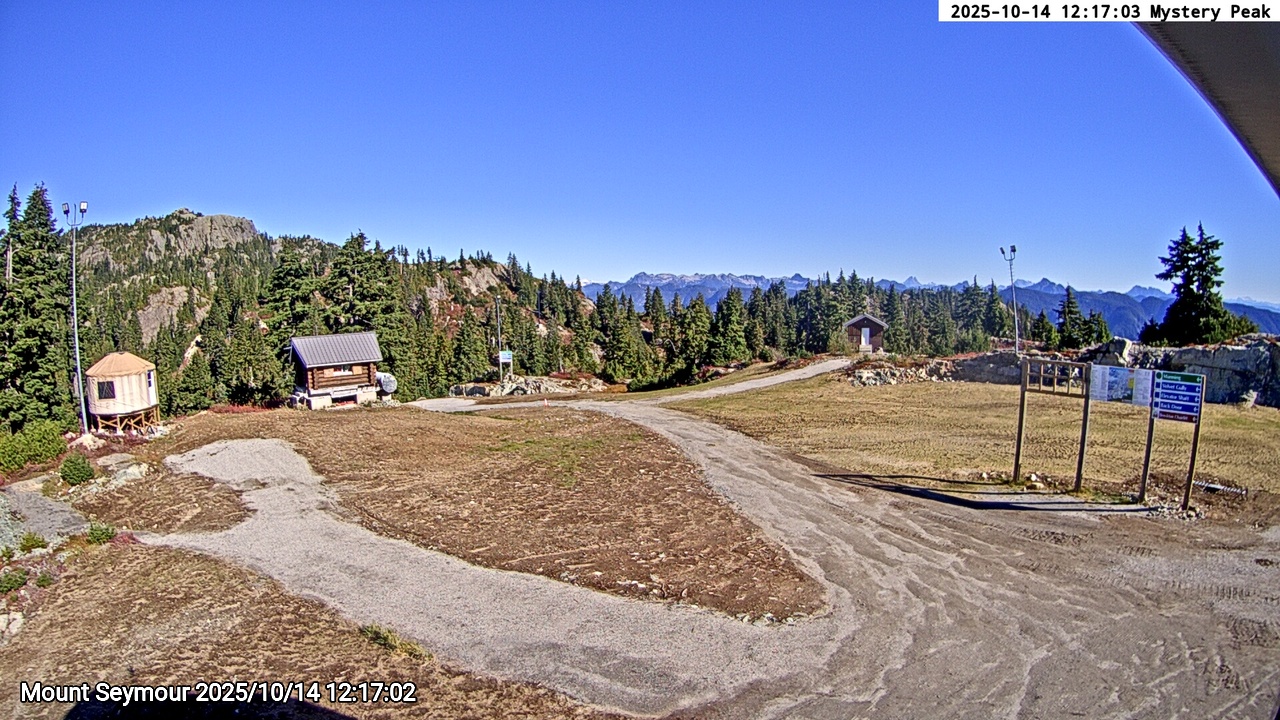 Webcam frame from Mount Seymour at 2025/10/14 12:00
