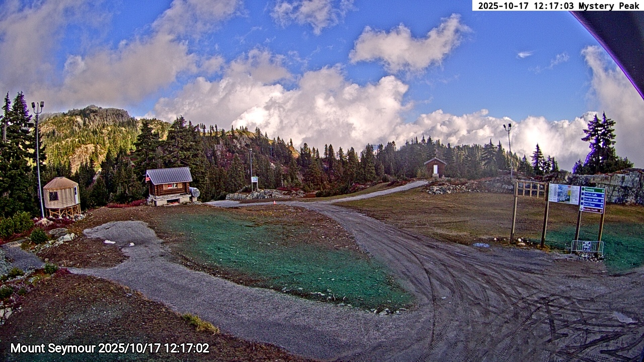 Webcam frame from Mount Seymour at 2025/10/17 12:00