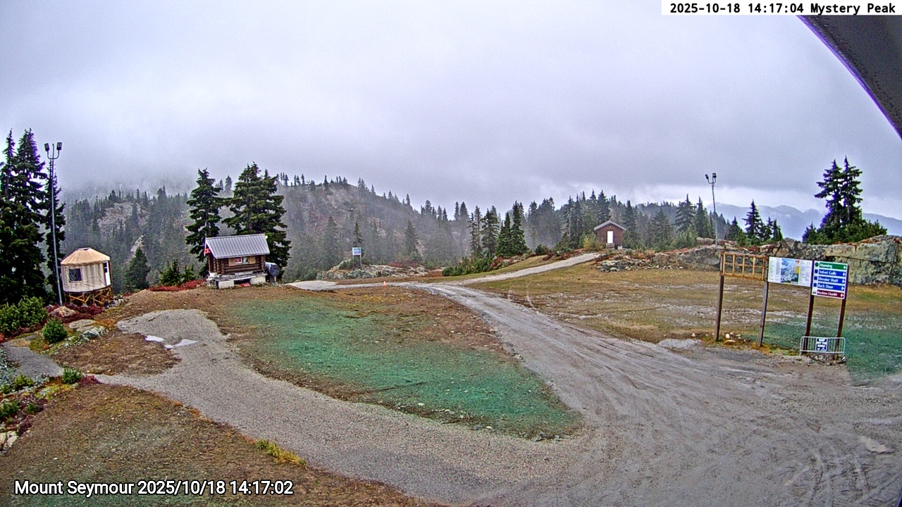 Webcam frame from Mount Seymour on 2025/10/18