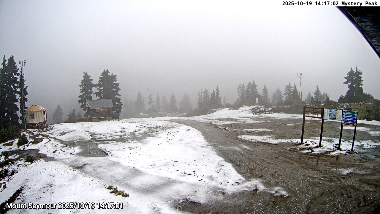 Webcam frame from Mount Seymour on 2025/10/19
