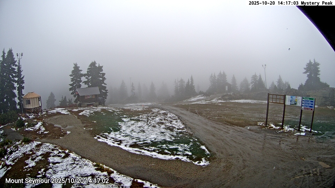Webcam frame from Mount Seymour on 2025/10/20