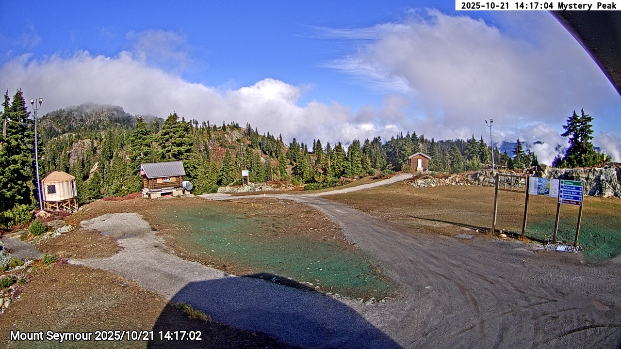 Webcam frame from Mount Seymour on 2025/10/21