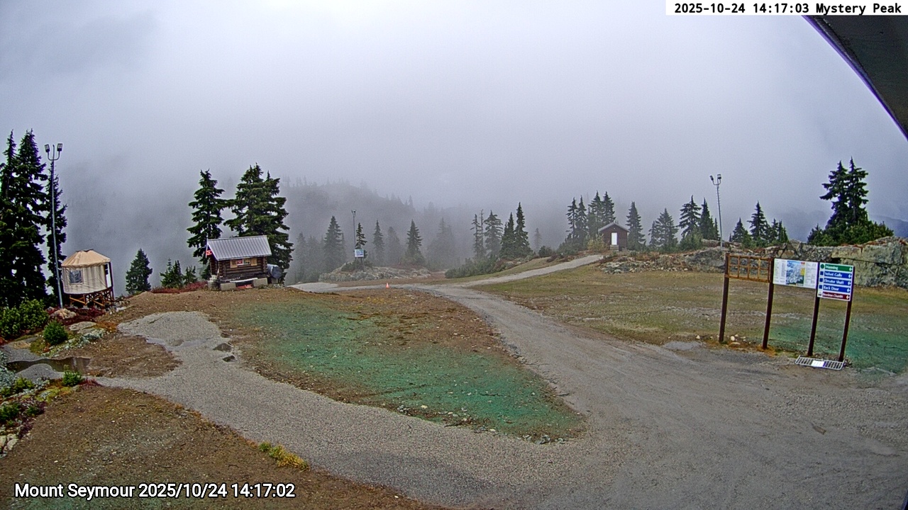 Webcam frame from Mount Seymour on 2025/10/24