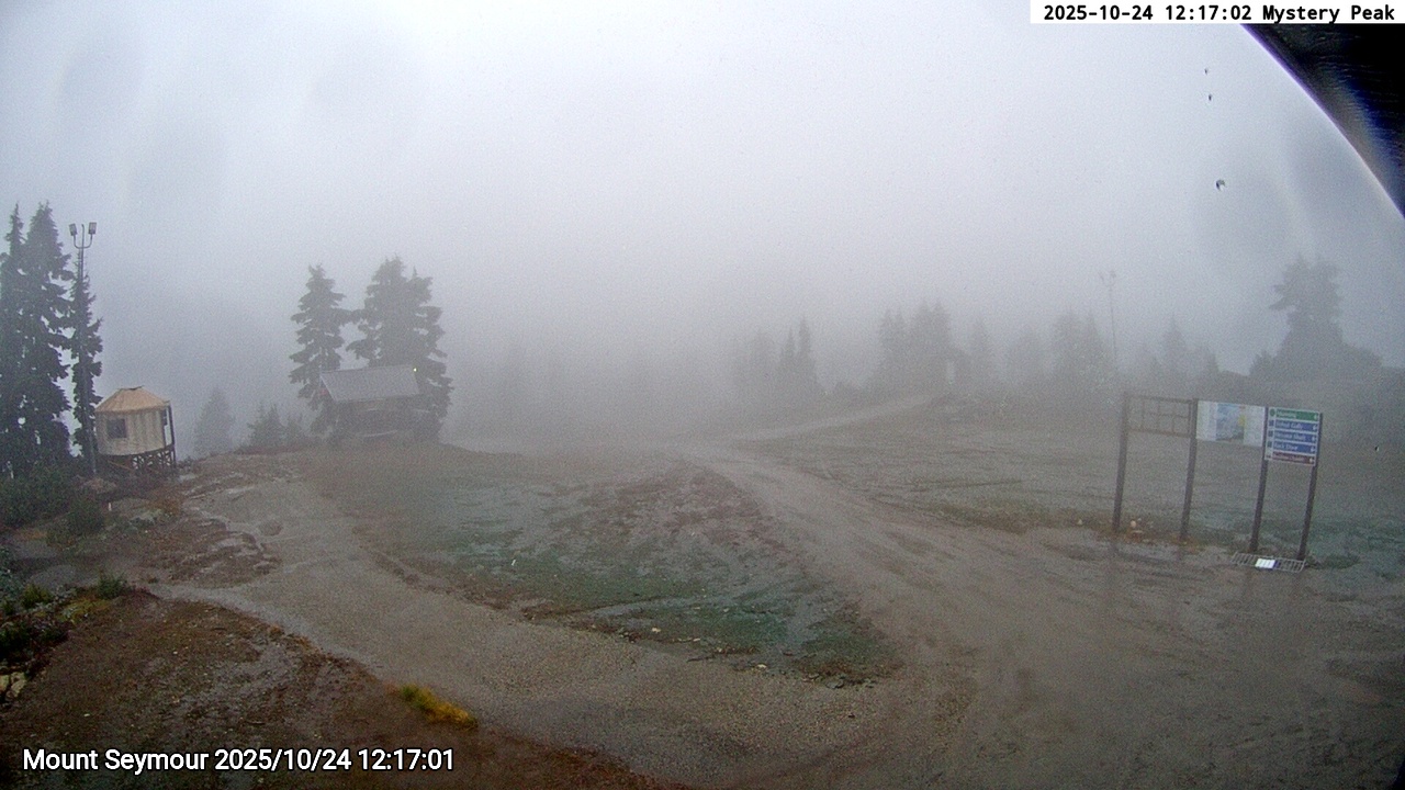 Webcam frame from Mount Seymour at 2025/10/24 12:00