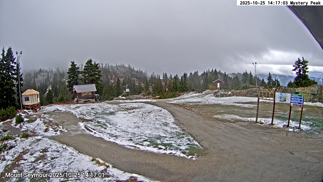 Webcam frame from Mount Seymour on 2025/10/25