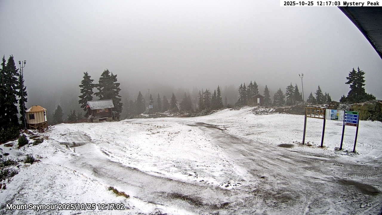 Webcam frame from Mount Seymour at 2025/10/25 12:00