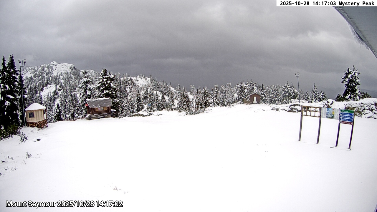 Webcam frame from Mount Seymour on 2025/10/28