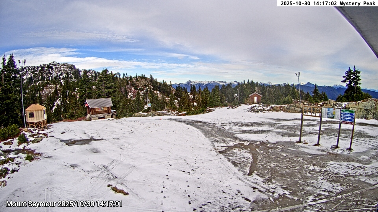 Webcam frame from Mount Seymour on 2025/10/30