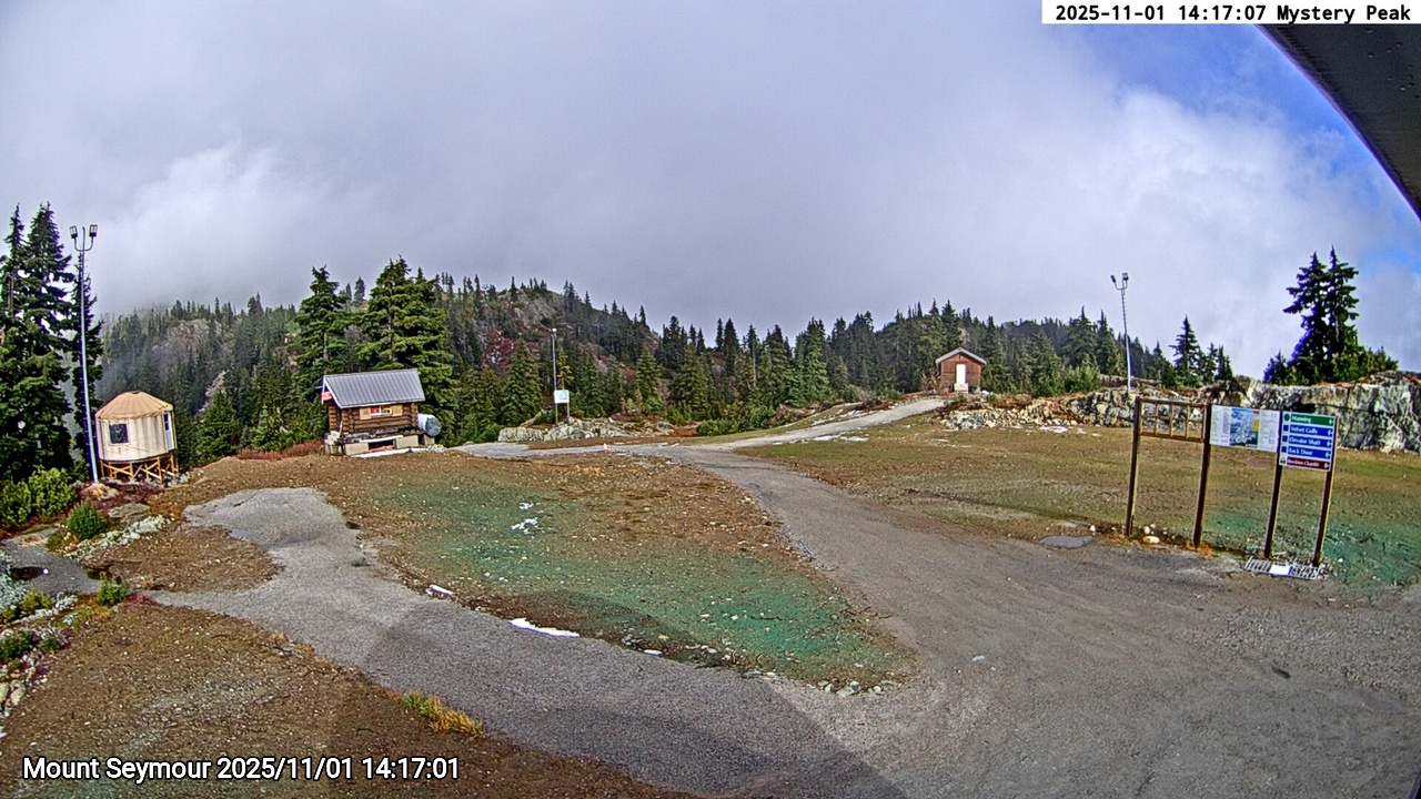Webcam frame from Mount Seymour on 2025/11/01
