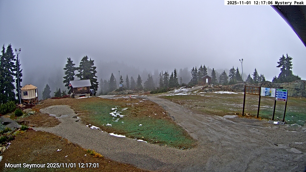 Webcam frame from Mount Seymour at 2025/11/01 12:00