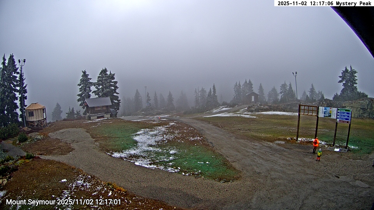 Webcam frame from Mount Seymour at 2025/11/02 12:00