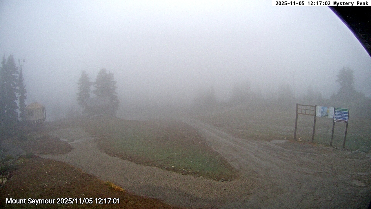 Webcam frame from Mount Seymour at 2025/11/05 12:00