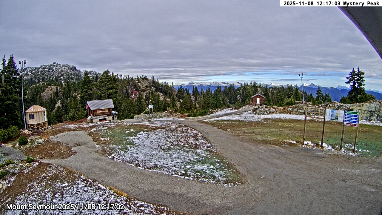 Webcam frame from Mount Seymour at 2025/11/08 12:00