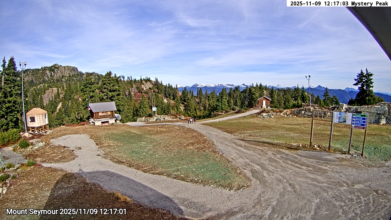 Webcam frame from Mount Seymour at 2025/11/09 12:00